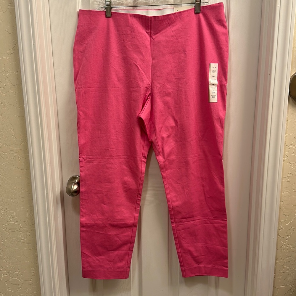 NEW Skinny Ankle high rise Pink pants